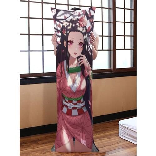 Kimetsu no Yaiba Dakimakura Hugging Body Pillow Case Custom DIY Cushion Otaku Male Cosplay Costume Cover