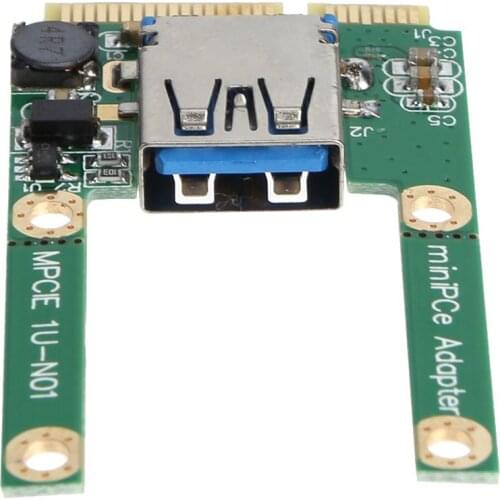 Mini PCI-E to USB3.0 PCI Express Adapter Card Mini PCI-E to USB 3.0 Expansion Card for Notebook Laptop