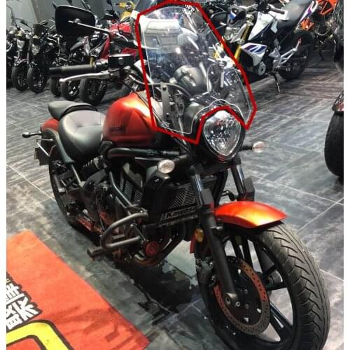 Motorcycle Modification Windshield WindScreen Mounting Support Bracket Kit For Kawasaki Vulcan S 650 2015 2016 2017 2018