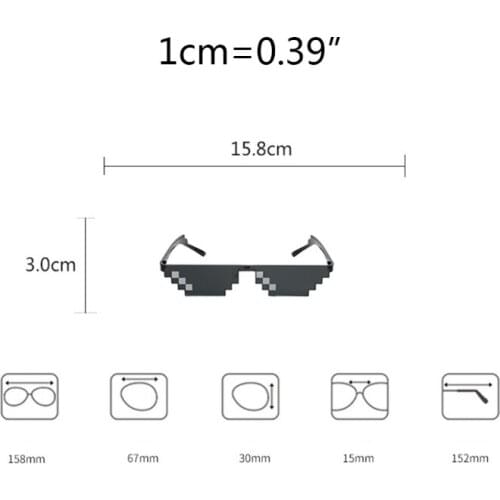 Q6PD Thug Life Glasses with Special Disign Toy for Kids/Adults Relieve Stress Supplies Plastic Funny Toy with Fine Material