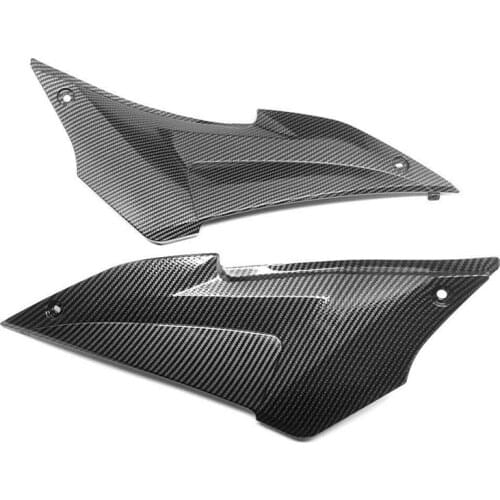 Front Lower Driver Seat Fairing Cover Carbon Fiber Paint Fit For Yamaha YZF R3 2014-2018