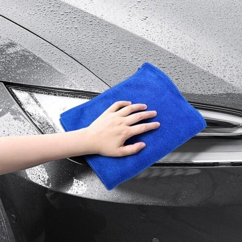 Premium Microfiber Car Detailing Super AbsorbentTowel Ultra Soft Edgeless Car Washing Drying Towel 30X35cm Car Accessories