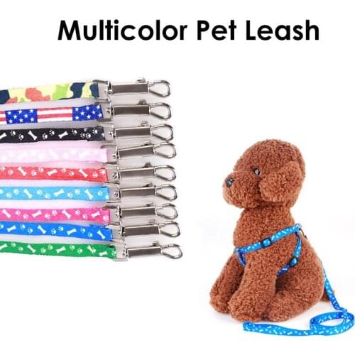 Pet Dog Cat Harness Leash Adjustable Outdoor Walking Small Dog Collar Accessories Polyester Leash Vest Strap Running Belt