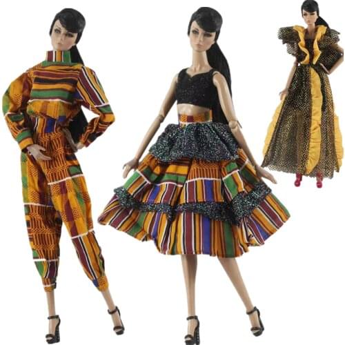 1/6 BJD Doll Clothes Set Shirt Skirt Dress For Barbie Clothes Fashion Outfits 30cm Dolls Accessories Kid Dollhouse Toy Girl Gift