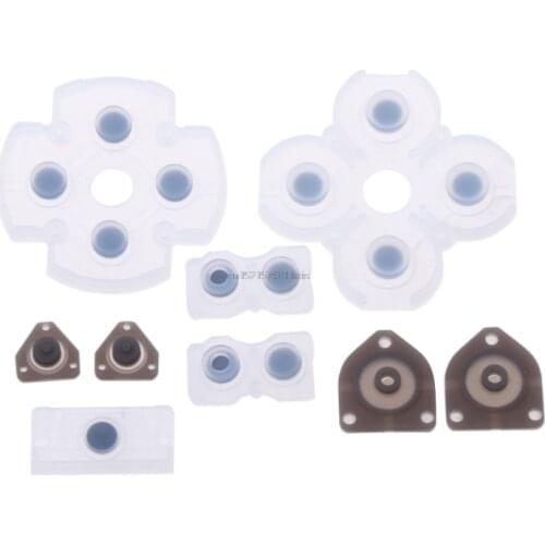 Silicone Conductive Pad Kit Replacement For Sony PS4 PlayStation 4 Controller