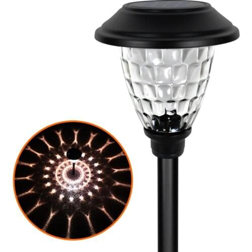LED Solar lamp Outdoor Waterproof Solar Garden Lantern Glass Pathway Lights Landscape Light For Lawn Patio Yard Walkway Decor