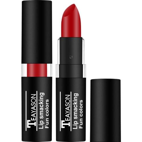 TEAYASON nude matte 12 color waterproof lasting sexy red lipstick lipstick cosmetics T0852