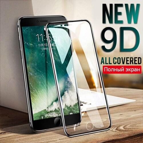 9H Full Protective Glass Iphone 8 Glass for Iphone 7 Screen Protector 11 12 Pro Max Mini X Xs Xr 6 6S 7 8 Plus SE Tempered Film