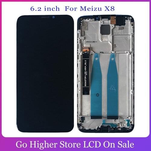 6.2 inch For Meizu X8 LCD Display Touch Screen Panel Glass Phone Assembly Repair Part