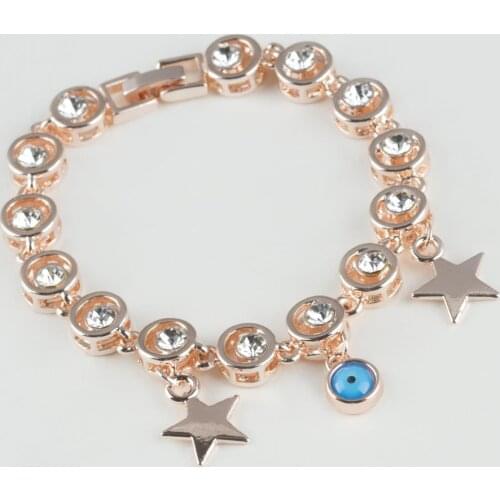 Star The Genres Change Cubic Zirconia Metal bracelet