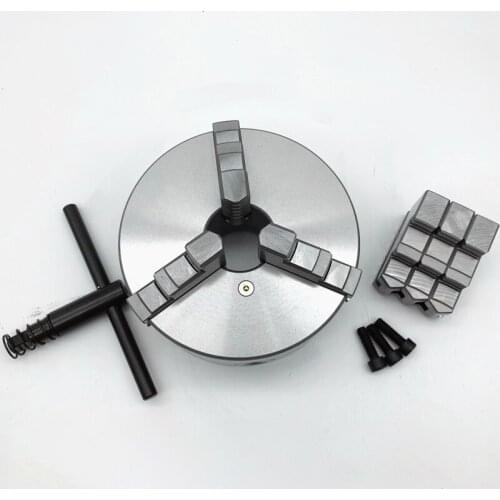 3-Jaw Lathe Chuck Manual Self-Centering Metal 60N.m K11-100 Lathe Chuck With 3 Jaws Turning Machine Tools For Drilling Machine