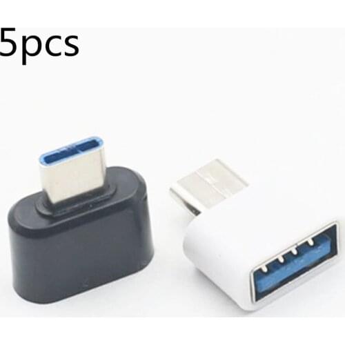 5 PCS Mini Universal USB Type C OTG Adapter Fast USB 2.0 For Android SmartPhone Micro USB Adapter Portable Converter