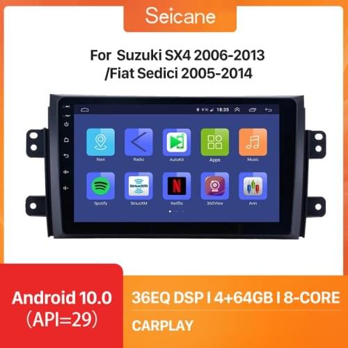 Seicane Car Radio For 2006-2012 Suzuki SX4 Android 10.0 DSP2Din HD Touchscreen GPS Multimedia Player Support Bluetooth WIFI