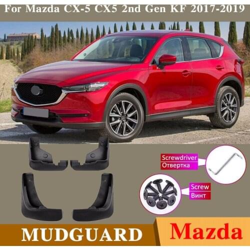 Car Products Car Accessories Fender Mudguards Splash Guards Fender Mudflaps For Mazda CX-5 CX5 2nd Gen KF 2017 2018 2019