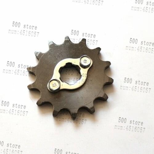Free shipping Universal Accessories Motorcycle 520 small sprocket 14t tooth before small flywheel Material Cast iron