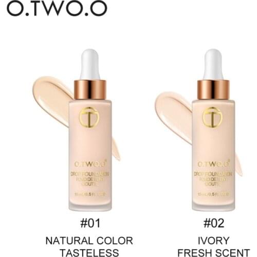 O.TWO.O Brand Face Makeup Base Face Liquid Foundation Waterproof Long-lasting Flawless Concealer Primer Make Up Cosmetics
