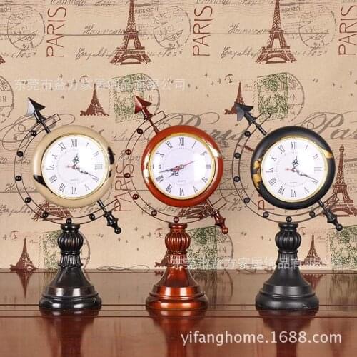 C Earth clock ornaments living room furniture study knick knacks decorative home accessories ornaments