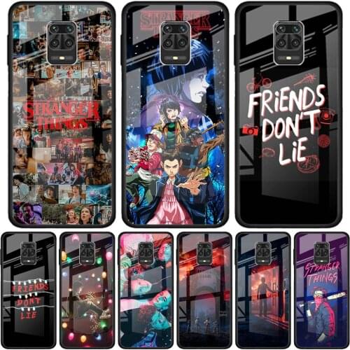 Phone Case for Xiaomi Redmi Note 9S 7 8 9 Pro 8T 9T K20 K30 Pro 8A 9A 9C Tempered Glass Housing Cover Stranger Things