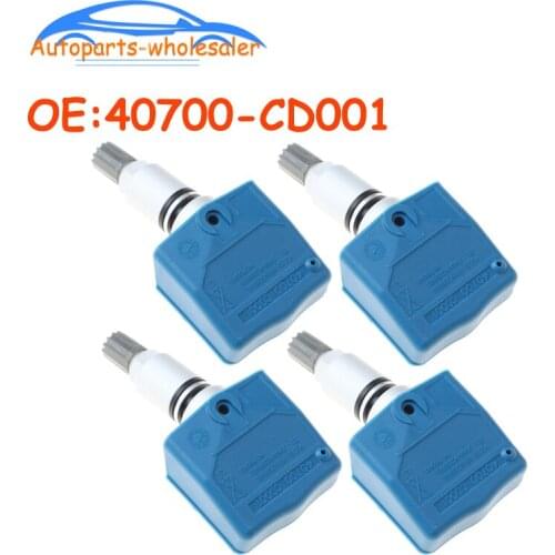 4 pcs/lot Car 40700-CD001 40700CD001 TPMS Tire Pressure Sensor For Nissan Infiniti M35 M45 Q45 FX35 FX45 40700-CD011 40700-1AA0B