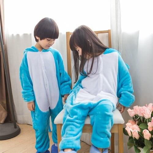 Children Kids Animal Costume Cosplay Elephant Halloween Anime Hooded Onesie Costumes Jumpsuit for Boy Girl Pajama