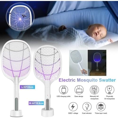 3000V Electric Mosquito Killer usb killer Rechargeable Bug Zapper Summer Fly Swatter Trap Home Bug Insect repeller Anti mosquito