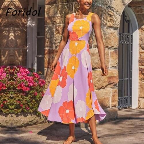 Foridol Summer Midi Dresses