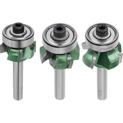 Woodworking Milling Cutter 4 Teeth Trimming Cutter Edge Trimmer Router Bit Machine Tools Accessories Hand Tools