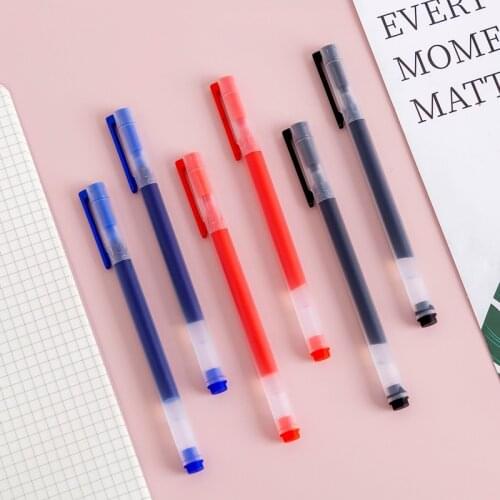 20 PCs Gel Pens Ultra-Long Writing Giant Energy Writing Large Capacity Office Special Red Black and Blue Office School Supplies