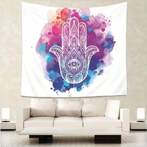 Palm Tapestry Mandala Elephant Tapestry Living Room Decor Wall Hanging Home Decoration Beach Mat Blanket Bikini-Cover