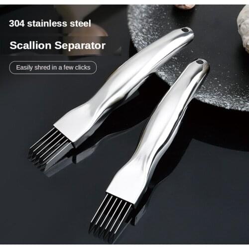 304 Stainless Steel Scallion Shredder Knife Kitchen Chopping Tool Scallion Onion Sprouts Onion Shredder