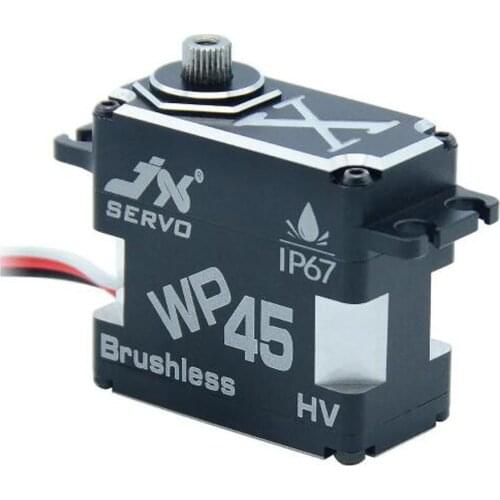 JX Servo WP45 HV 45KG Brushless Waterproof IP67 Metal Gear Digital Servo For RC Car Helicopter Airplane