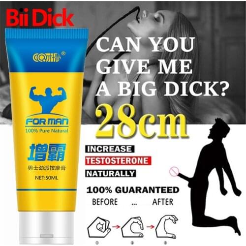 Penis Enlargement Cream Big Dick Growth Harder Stronger Thicker Aphrodisiac Gel Sex Lasting Long Time penis massage oil 50g 18