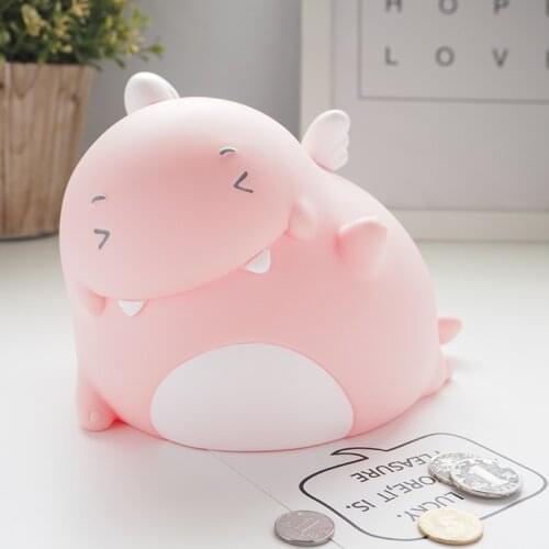 Anime Small Piggy Bank For Kids Creative For Girl Dinosaur Coins Piggy Bank Money Toy Animal Storage Child Hucha Household ED70C