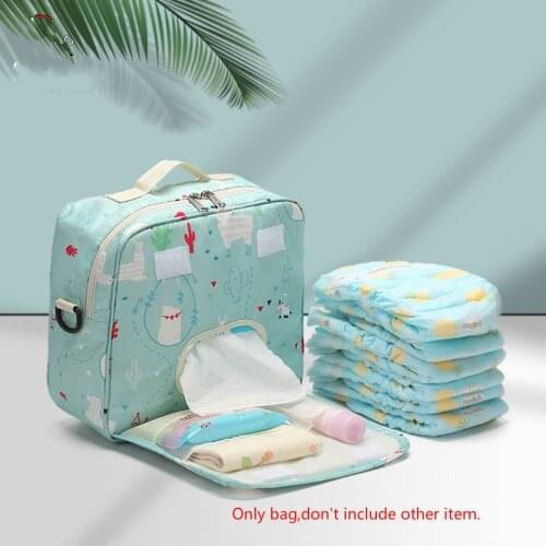 New design Baby Diaper Bags Maternity Bag for Disposable Reusable Fashion Prints Wet Dry Tissue Bag Handle Wetbags 22*23*10cm