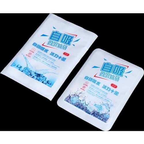 10pcs/set Reusable Dry Cold Ice Pack Gel Cooler Bag For Food Cans Wine Medical