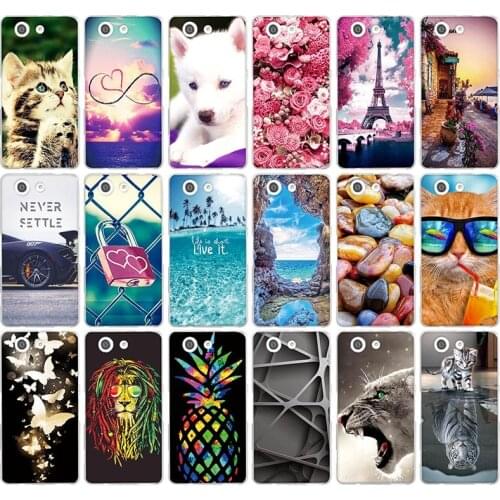 For Sony Xperia Z3 Compact Mini D5803 D5833 Case Soft TPU Cover For Sony E5 F331 C3 D2533 XA F3111 M5 Dual E5603 M4 Aqua E2303