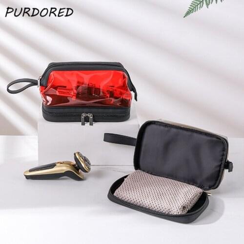 PURDORED Men's Cosmetic Bags