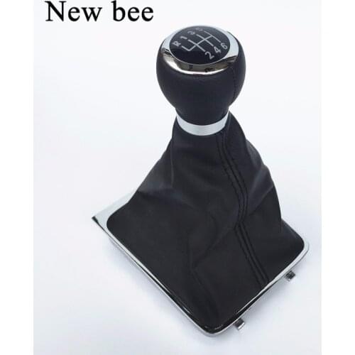 Gear Shift Knob Lever Gaiter Boot Cover Case For Volkswagen VW Passat B6 2005 2006 2007 2008 2009 2010 2011 Car Styling