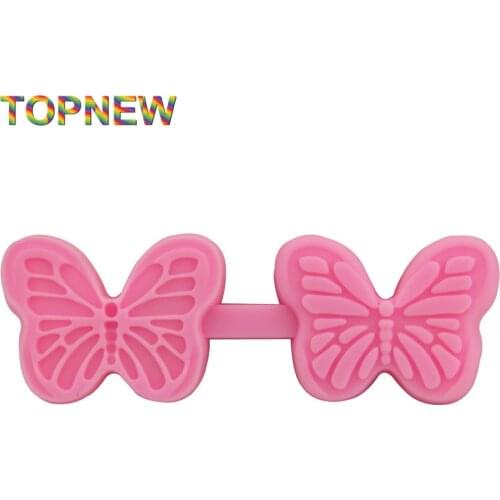 Silicone Butterfly Embossing Molds for Fondant Cake Decorating DIY Baking Tools