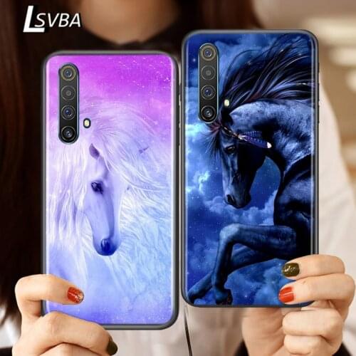 Silicone Cover Cool The Horse For Realme V15 X50 X7 X3 Superzoom Q2 C11 C3 7 7i 6s 6 5 Global Pro 5G Phone Case