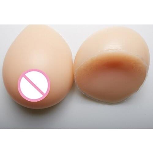 Transgender and Crossdressing Breast 1200g/pair Silicone Artificial Breast False Boobs Mastectomy Breast Form