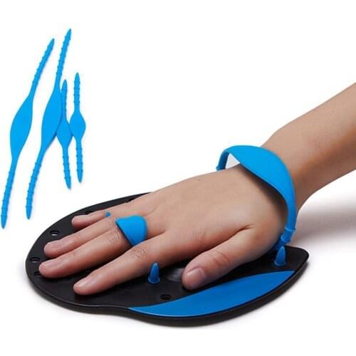 Swimming Paddle Palm Assisted Swimming Palm Children Adult Paddling Professional Training Practice Stroke Self-swimming Hand Web