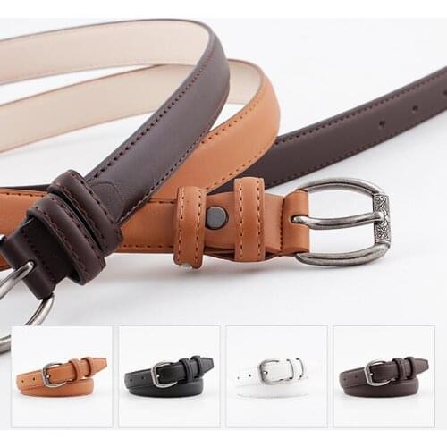 Womens Belts for Dress 2020 Casual Ladies Waist Belt with Silver Buckle Fashion Designer Brand g Black Female Girls Jeans Belts