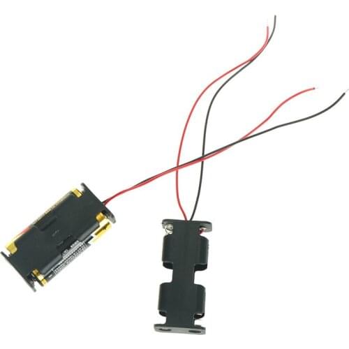 1pc Plastic 2 Pin 2 x 3V AA Battery Cell Case Holder