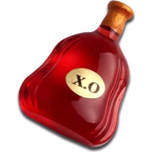 10Pcs Red Resin Wine Bottle Decoration Crafts Kawaii Cute Flatback Cabochon Embellishments For Scrapbooking DIY Accessories