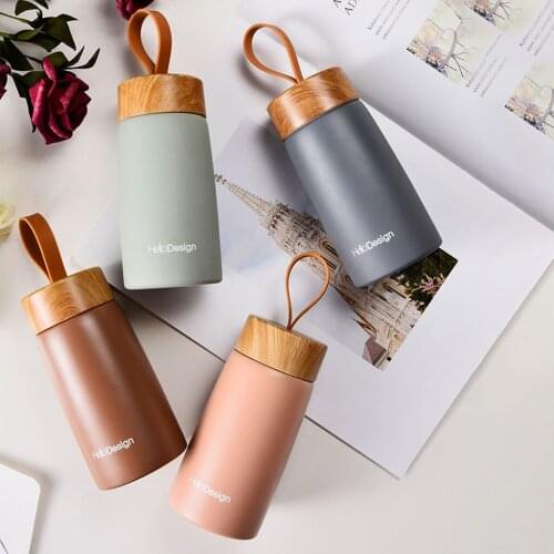 280ml Insulated Coffee Mug 304 Stainless Steel Tumbler Bottle Mini Water Bottle Portable Travel Mug vacuum Thermal Cup