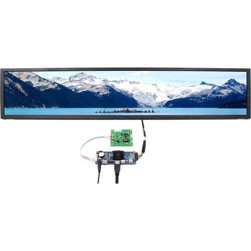 43inch VSFHD43IIE01 1920X355 IPS LCD Screen Android 4.4 LCD Controller Board HSV320A2 V10