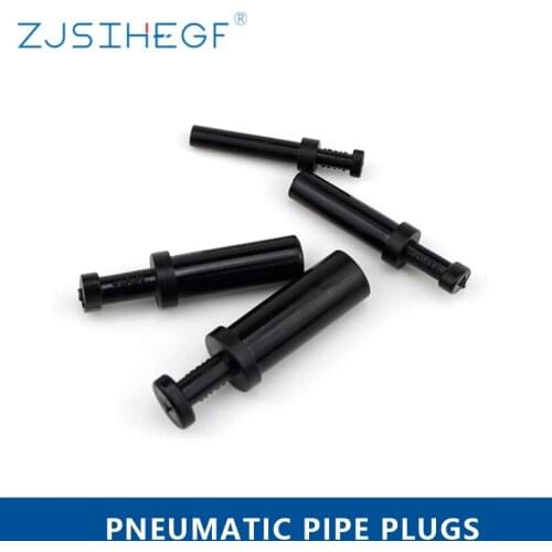 5PCS Pneumatic Blanking Pipe Plugs Plastic Connector Tube Air Hose Tube Push Fit PP4 PP6 PP8 PP10