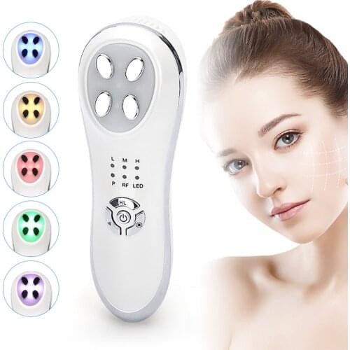 5 in 1 RF&EMS Radio Mesotherapy Electroporation lifting Beauty LED Face Skin Rejuvenation Remover Wrinkle Radio FrequencyTools
