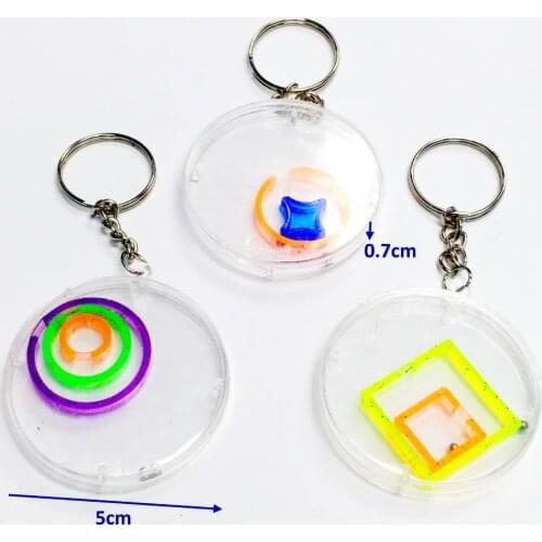 6X Pinball Maze Game with keychain Pinata Birthday Pocket Toys Loot Party Pinata Bag Fillers Kid favor Gift Gag school Novelties